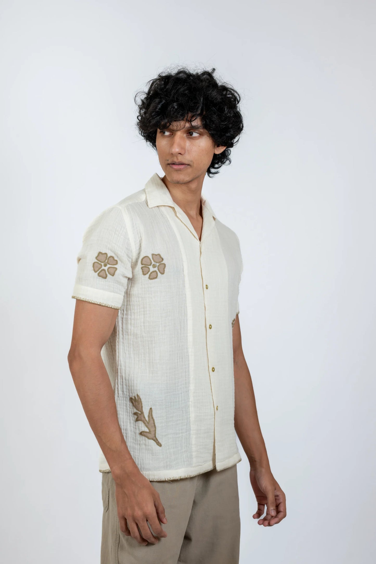 ORGANIC APPLIQUE (Ivory + Olive)