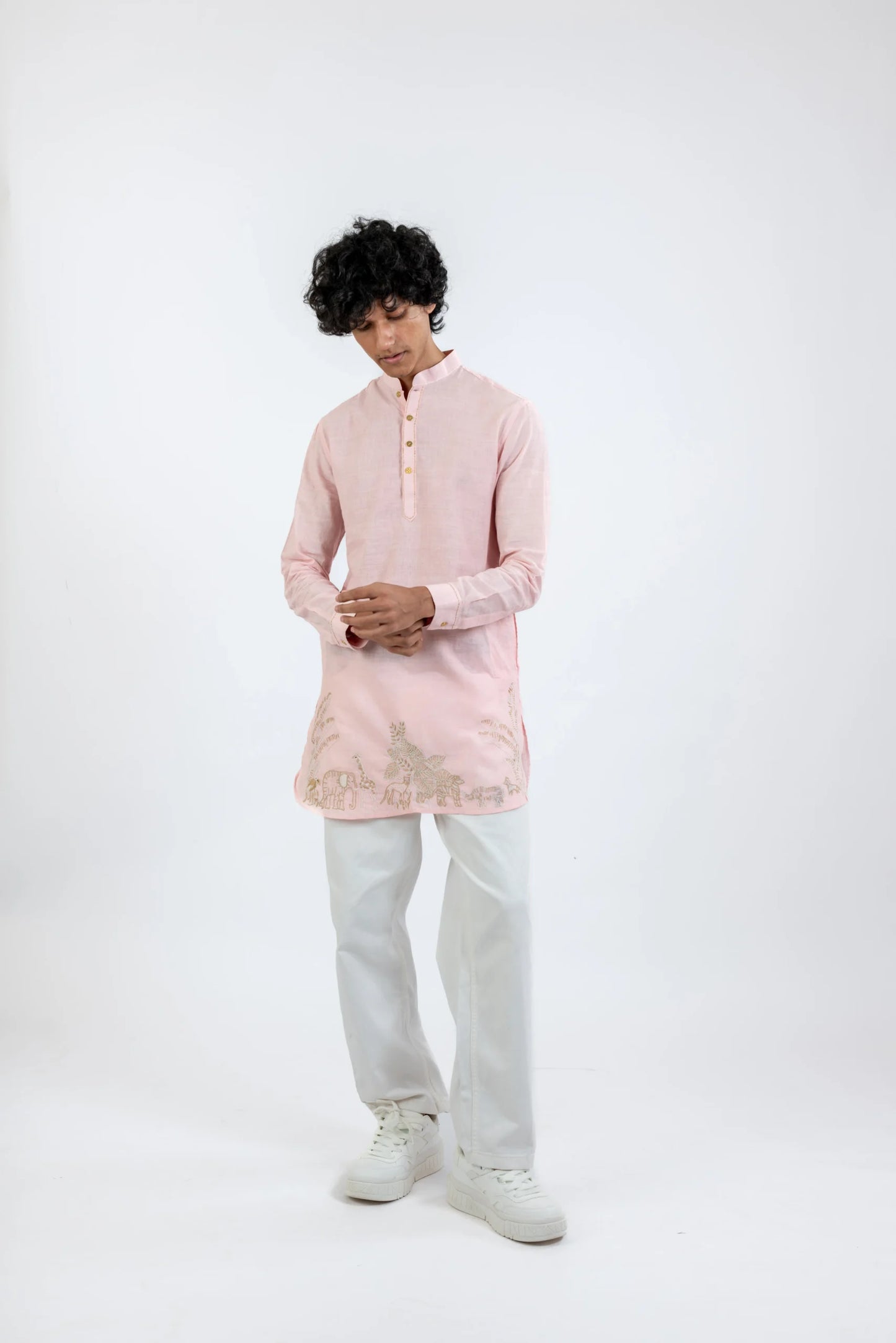 SAFARI KURTA (PINK)