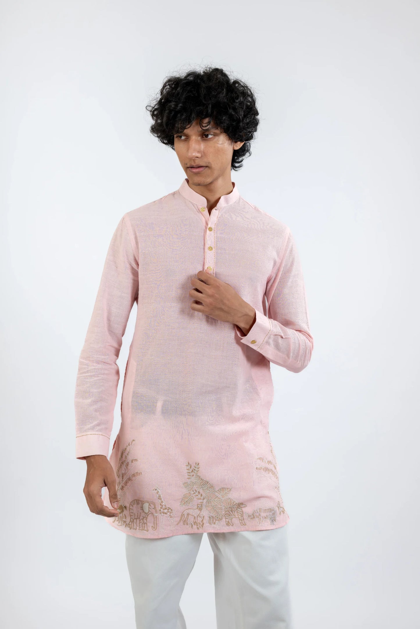 SAFARI KURTA (PINK)