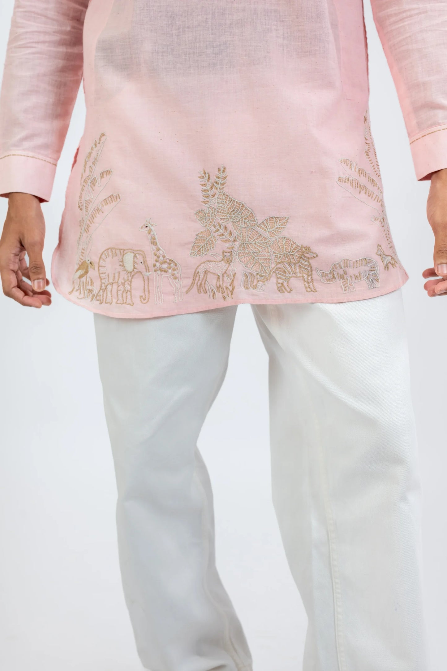 SAFARI KURTA (PINK)