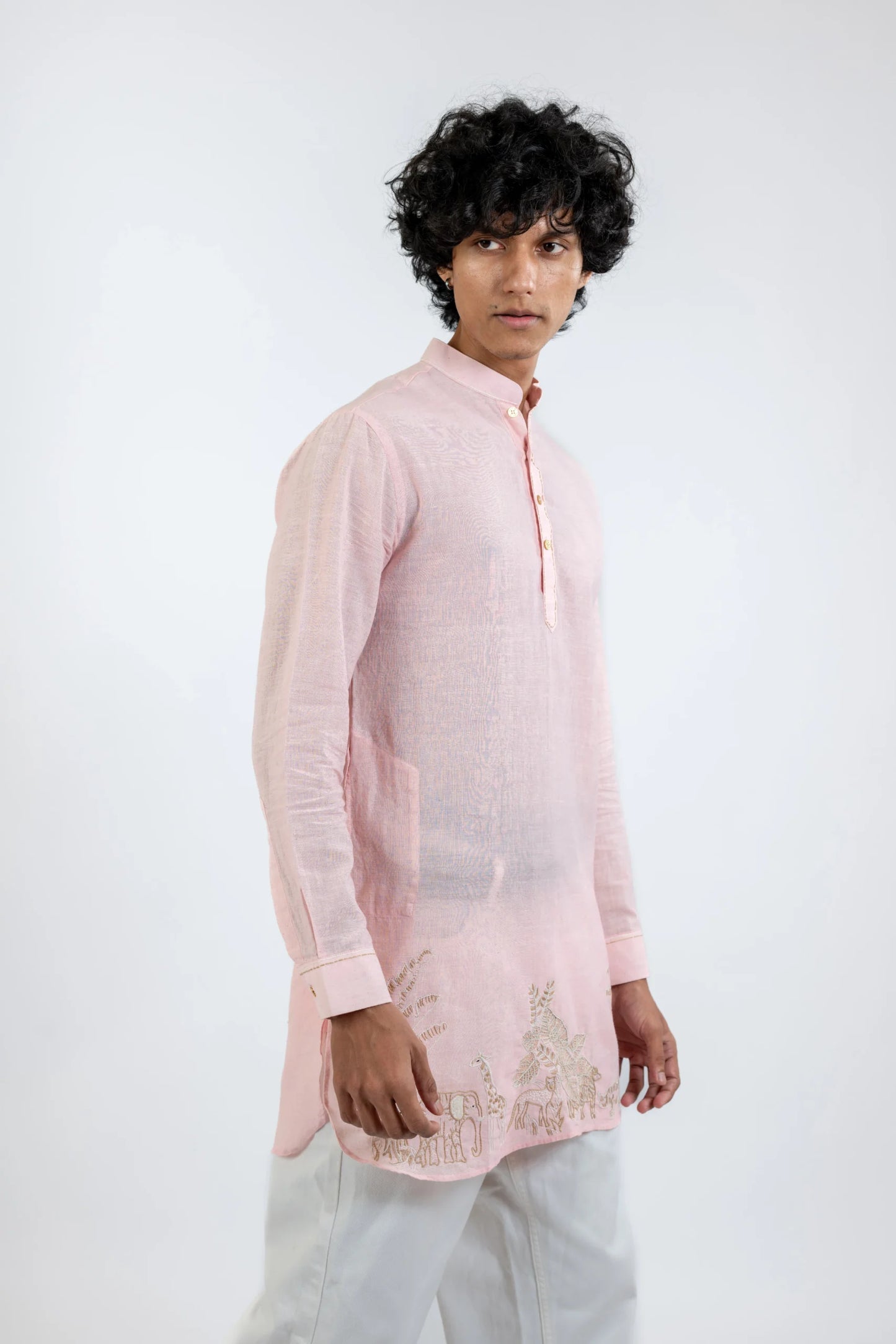 SAFARI KURTA (PINK)