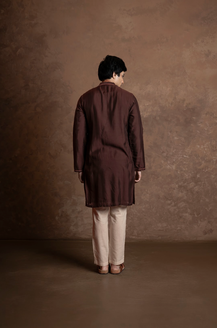Palm kurta - Brown