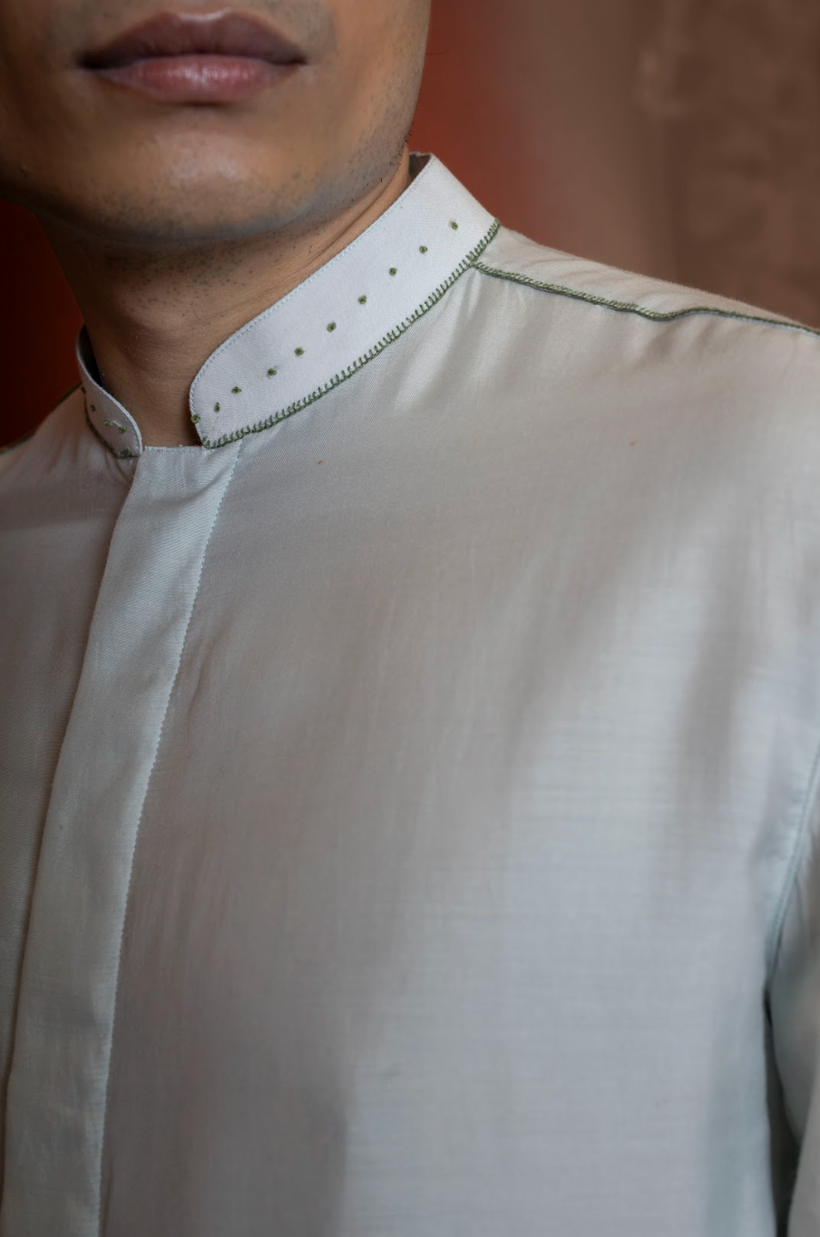 Palm kurta - Light Blue