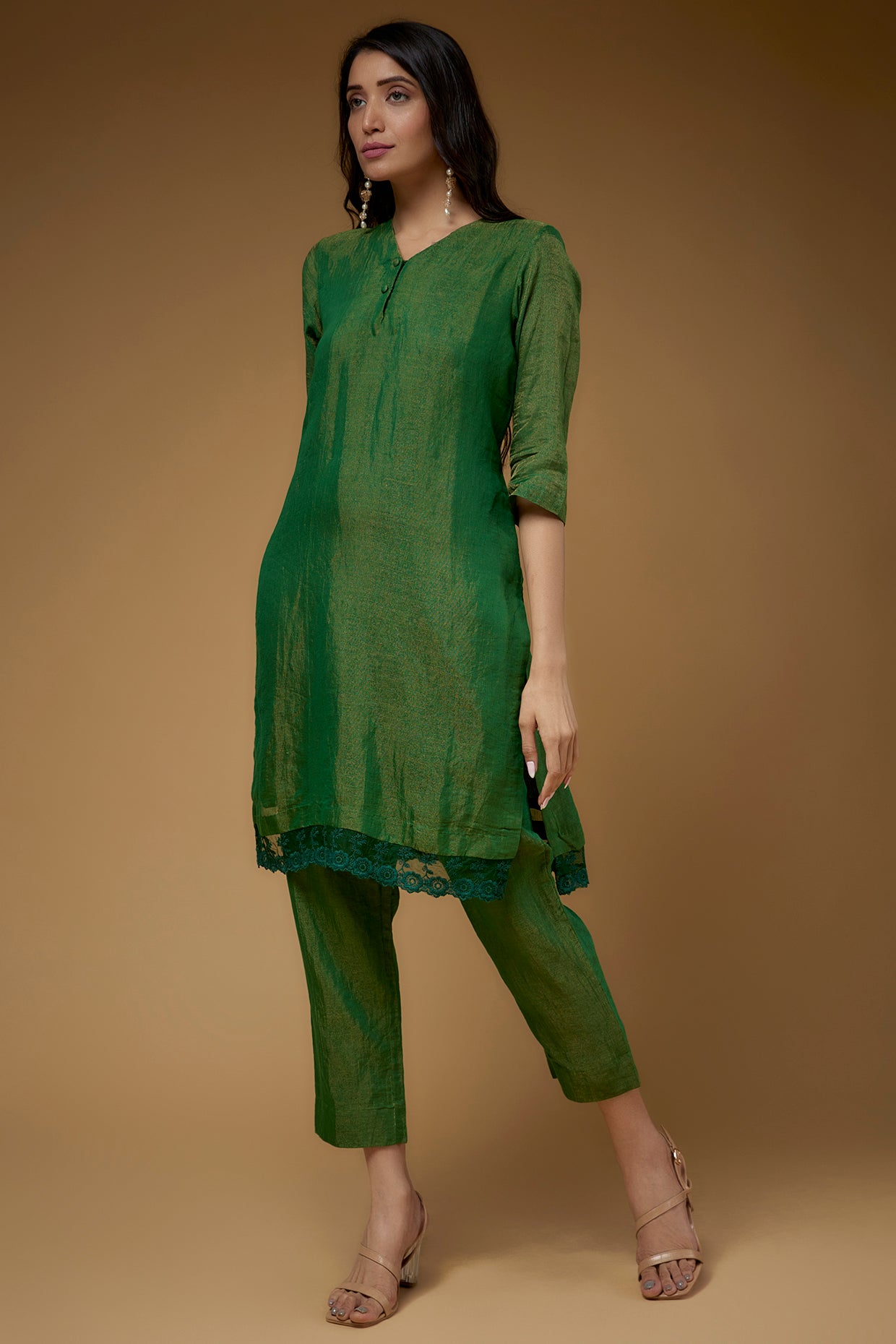 Zinnia Kurta Set Green