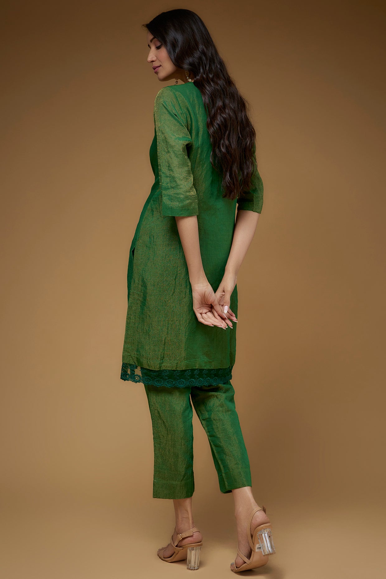 Zinnia Kurta Set Green