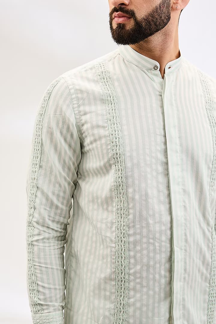 MINT STRIPE KURTA